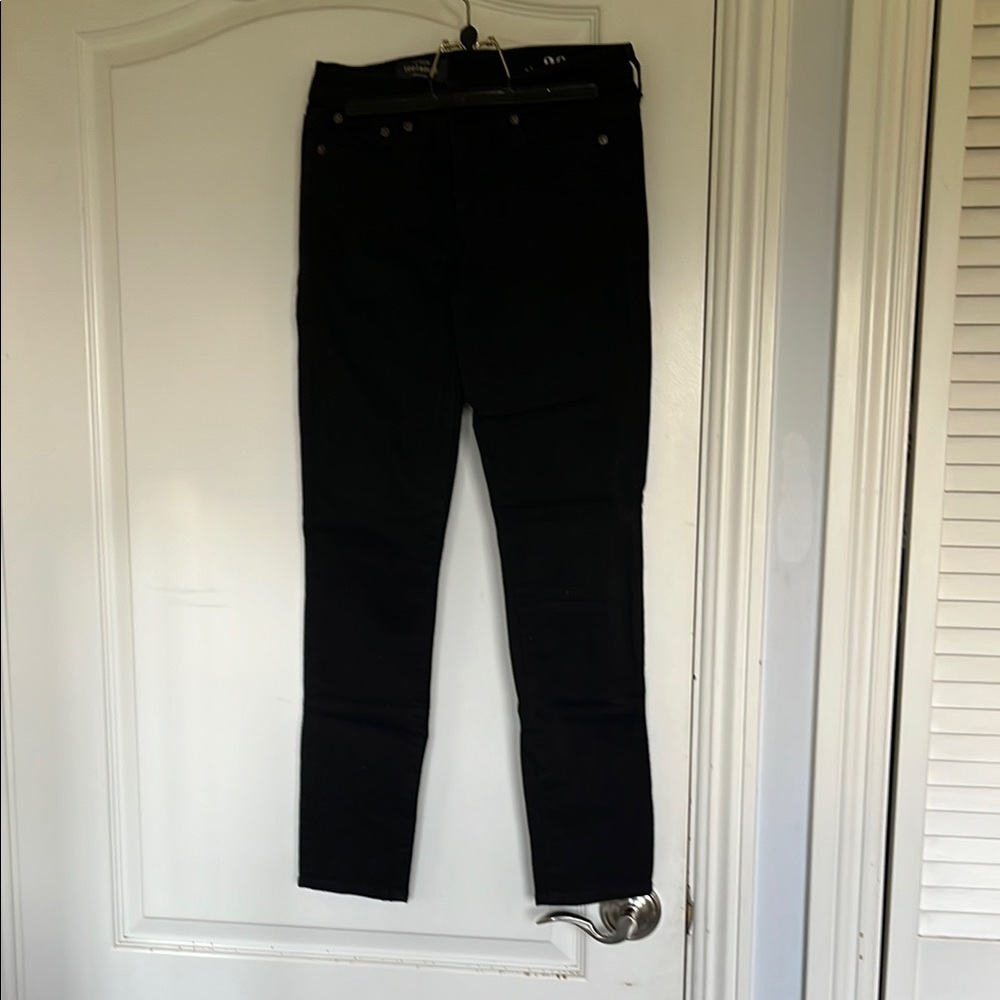 JCrew Toothpick Black Skinny Jeans